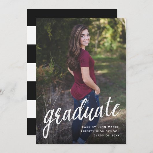 Afstuderen de Aankondiging van het Manuscript van  (Voorkant / Achterkant)