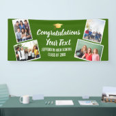 Afstuderen de Collage van de Foto feliciteert Hoge Spandoek (Beurs)