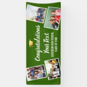 Afstuderen de Collage van de Foto feliciteert Hoge Spandoek (Verticaal)