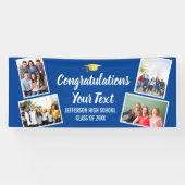 Afstuderen de Collage van de Foto feliciteert Hoge Spandoek (Horizontaal)