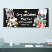 Afstuderen de Collage van de Foto feliciteert Hoge Spandoek (Beurs)