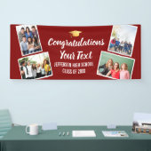 Afstuderen de Collage van de Foto feliciteert Hoge Spandoek (Beurs)