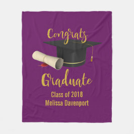 Afstuderen de doctoraatscabine en het diplomatenpa fleece deken