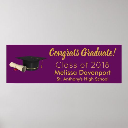 Afstuderen de doctoraatscabine en het diplomatenpa poster (Voorkant)