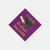 Afstuderen de doctoraatscabine en het diplomatenpa servet (Hoek)