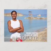 AFSTUDEREN de Foto sparen de Datum Briefkaart (Voorkant)