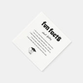 Afstuderen de Fun Feiten Klasse van Chic Black Man Servet (Hoek)