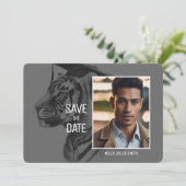 Afstuderen De Kaart Datum opslaan (Staand voorkant)