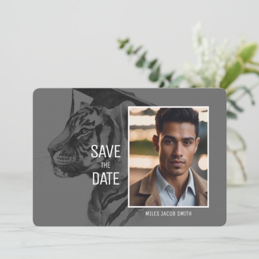 Afstuderen De Kaart Datum opslaan (Staand voorkant)