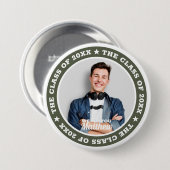 Afstuderen De klas van 20XX Modern Aangepaste Foto Ronde Button 7,6 Cm (Voorkant /achterkant)