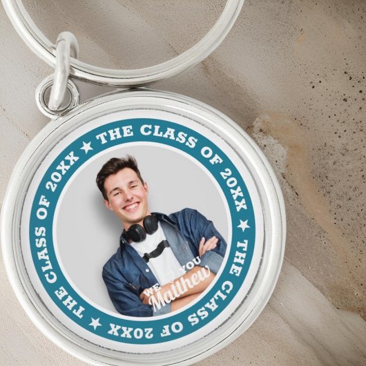 Afstuderen De klasse van de 20XX Moderne Aangepast Sleutelhanger