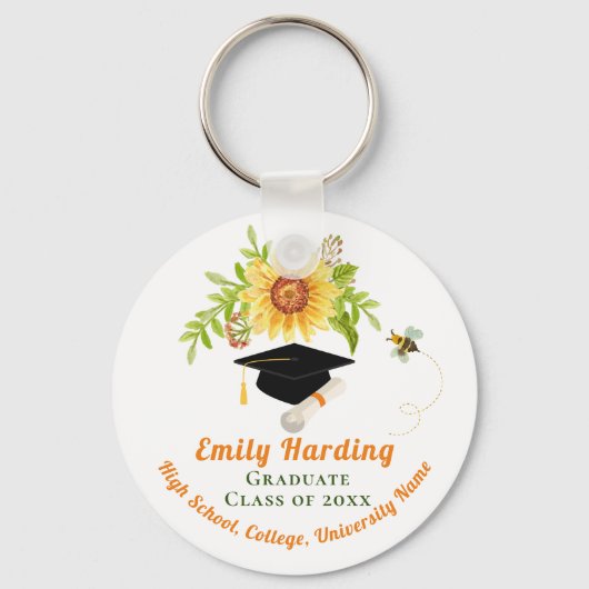 Afstuderen de Klasse van de Vloer van de Bodem van Sleutelhanger (Voorkant)