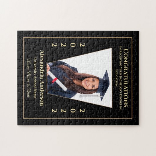 Afstuderen de Klasse van het Afstuderen van de Fot Legpuzzel (Horizontaal)