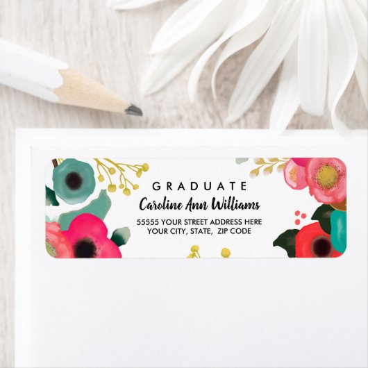 Afstuderen de Moderne Etiketten van het Adres van (Insitu)