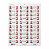 Afstuderen de Moderne Etiketten van het Adres van  (Full Sheet)