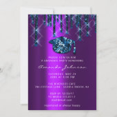 Afstuderen de Paarse marine Pet3D Effect Glam Part Kaart (Voorkant)