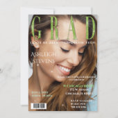 Afstuderen de Partij van de Graduatie van de Foto  Kaart (Voorkant)