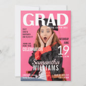 Afstuderen de Partij van de Graduatie van de Foto  Kaart (Voorkant)