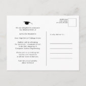 AFSTUDEREN de Stijl van het Hoesje van het Tijdsch Aankondigingskaart (Achterkant)