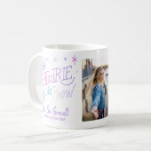 Afstuderen De toekomst is nu Aangepast Afstudeerde Koffiemok (Voorkant links)