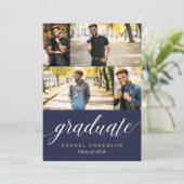 Afstuderen de Uitnodiging van de Partij van de Gra (Staand voorkant)