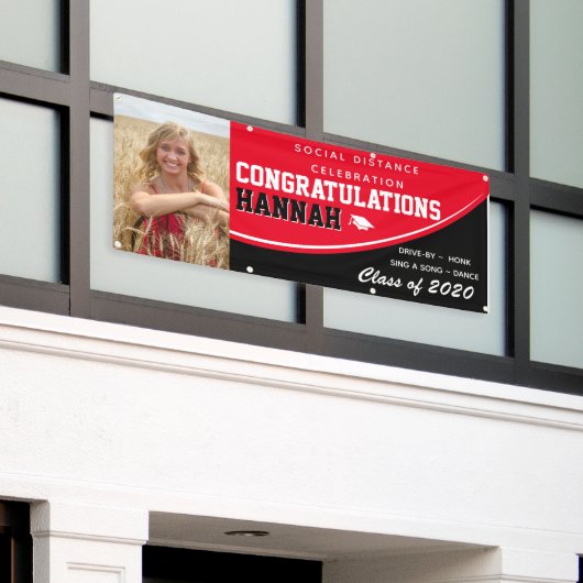 afstuderen Decoraties: COVID 19 Spandoek (Buitenkant Gebouw)