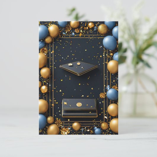 Afstuderen decoratieve opstelling kaart (Staand voorkant)