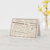 Afstuderen definitie kaart (Gele Bloem)