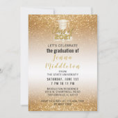 Afstuderen Design in een Glitter Gold Kaart (Voorkant)