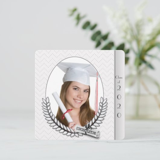 Afstuderen Diamond Laurel op lijst Kaart (Staand voorkant)