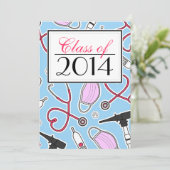 Afstuderen diergeneeskundige technicus Uitnodigen Kaart (Staand voorkant)