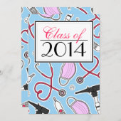 Afstuderen diergeneeskundige technicus Uitnodigen Kaart (Voorkant / Achterkant)