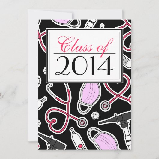 Afstuderen diergeneeskundige technicus Uitnodigen Kaart (Voorkant)