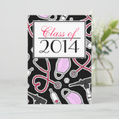 Afstuderen diergeneeskundige technicus Uitnodigen Kaart (Staand voorkant)