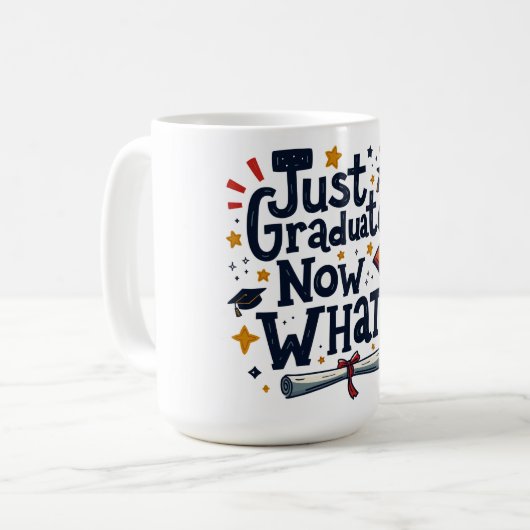 Afstuderen Dilemma-Mok Koffiemok (Voorkant links)