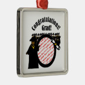 Afstuderen Diploma-foto-Lijst Metalen Ornament (Rechts)