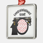 Afstuderen Diploma-foto-Lijst Metalen Ornament (Links)