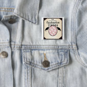 Afstuderen Diploma Foto Lijst Vierkante Button 5,1 Cm (In situ)