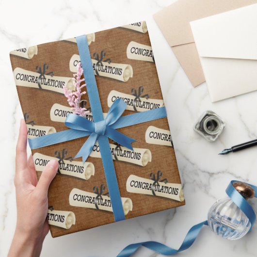 Afstuderen Diploma Gefeliciteerd Cadeaupapier (Geschenken)