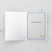 Afstuderen, Diploma Gefeliciteerd Uil Kaart (Binnen)