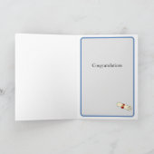 Afstuderen, Diploma gefeliciteerd Uil Kaart (Binnen)