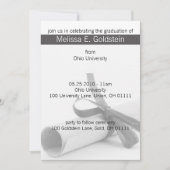 Afstuderen Diploma Graduation Invitations Kaart (Voorkant)