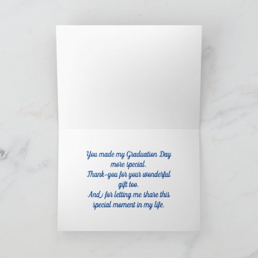 Afstuderen Diploma Hartelijk dank Bedankkaart (Binnen)