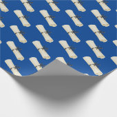 Afstuderen Diploma met Bow Cadeaupapier (Hoek)