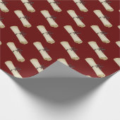 Afstuderen Diploma met Bow Cadeaupapier (Hoek)