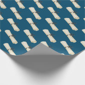 Afstuderen Diploma met Bow Cadeaupapier (Hoek)