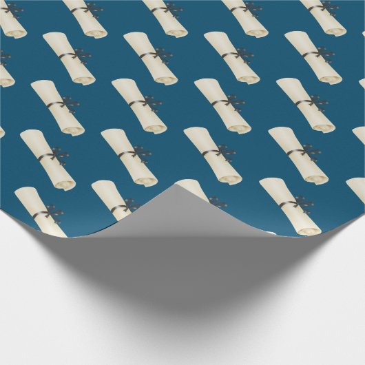 Afstuderen Diploma met Bow Cadeaupapier (Hoek)