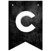 Afstuderen Diploma over zwarte olieramp Vlaggetjes (Tweede vlag)