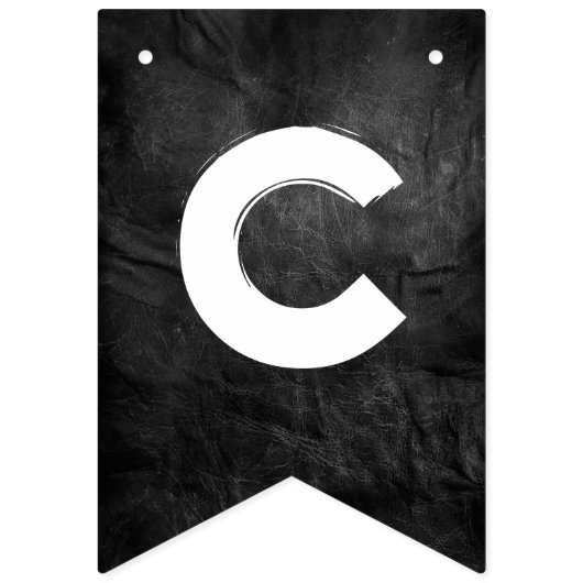 Afstuderen Diploma over zwarte olieramp Vlaggetjes (Tweede vlag)