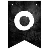 Afstuderen Diploma over zwarte olieramp Vlaggetjes (Derde vlag)